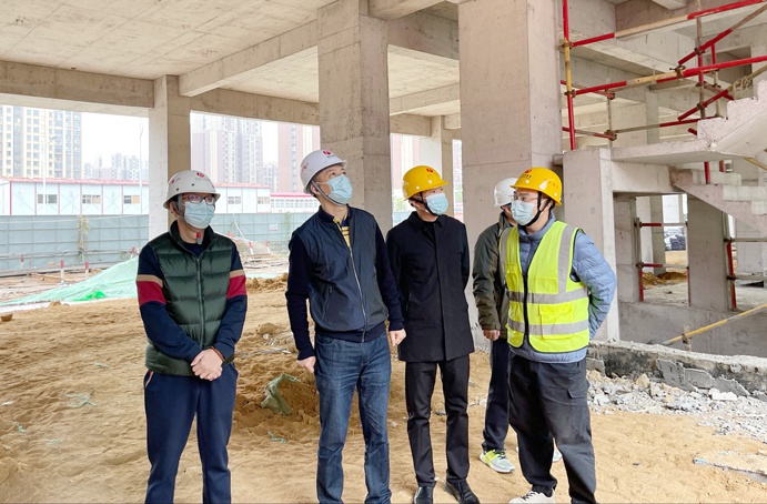 市政公用集團(tuán)黨委委員、副總經(jīng)理葛威敏到泉邦產(chǎn)業(yè)園項(xiàng)目檢查安全生產(chǎn)工