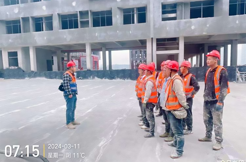 南昌市政建設集團持續(xù)開展安全早會 南昌市政建設集團持續(xù)開展安全早會