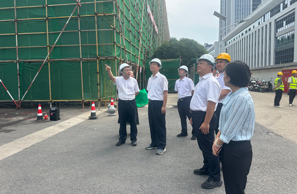 南昌市人大常委會(huì)副主任、黨組成員王強(qiáng)一行到新建區(qū)老舊小區(qū)改造項(xiàng)目檢查調(diào)研